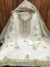 Ds Designer Suit Organza Silk Non Catalog Dress Material Wholesalers In Delhi
